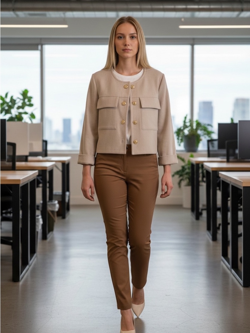 Classic Cropped Jacket